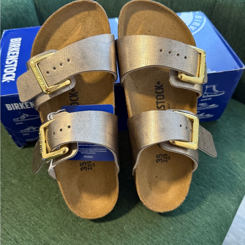 Birkenstock Kids Sandals - Metallic Gold